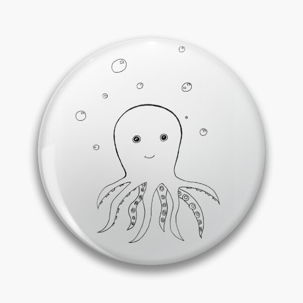 Item preview, Bubbly Octopus designed and sold by Fernanda Silva Mendoza.