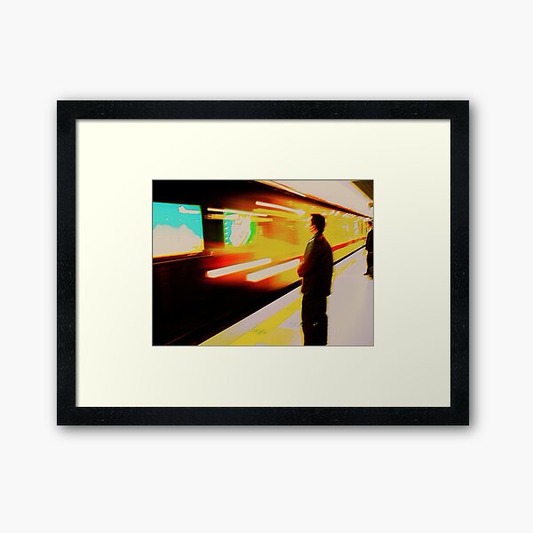 Guangzhou Blur Framed Art Print