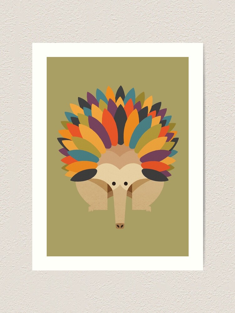 Alternate view of Hello Echidna Art Print
