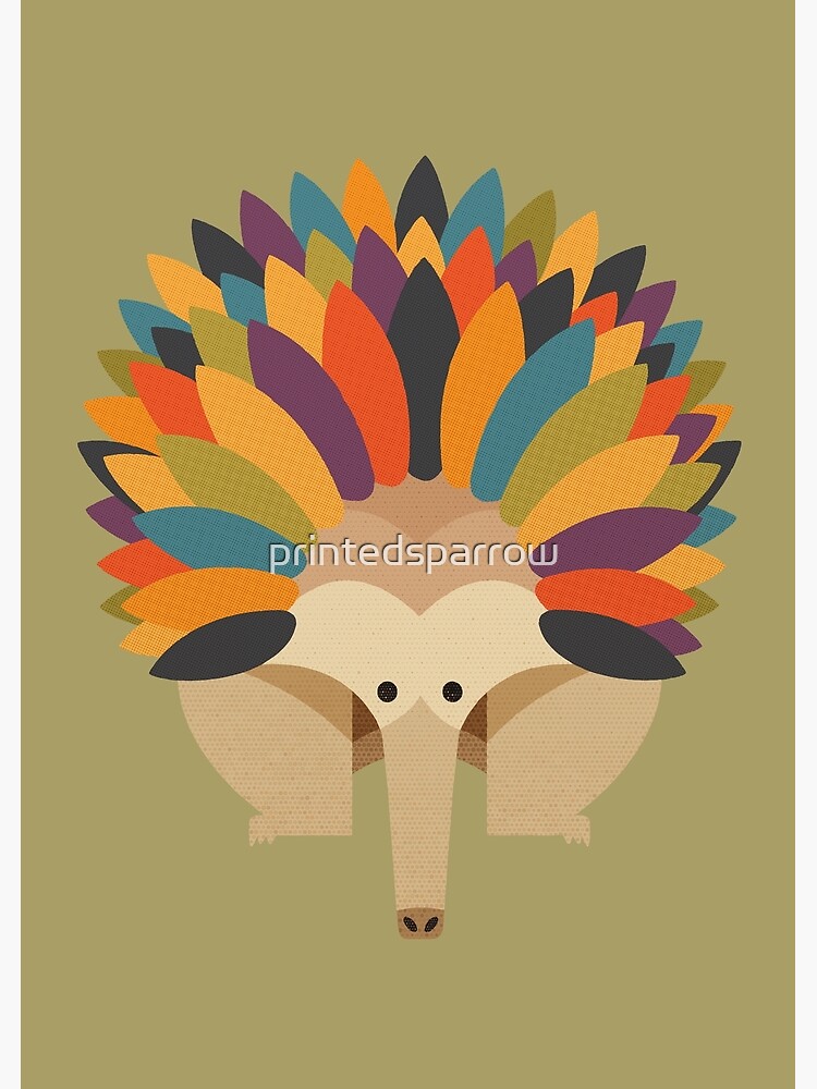 Hello Echidna by printedsparrow