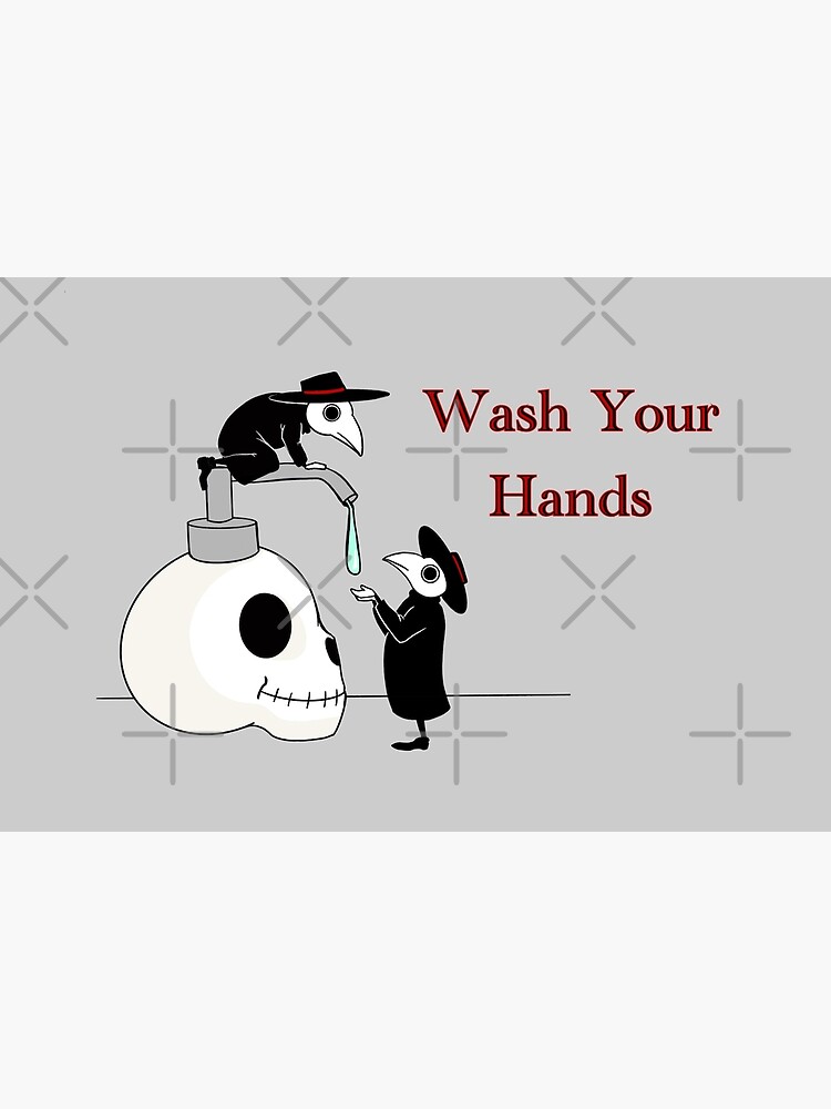 Wash your Hands! Plague doctors. by HollyPierson