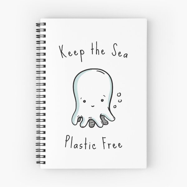 Item preview, Keep the Sea Plastic Free Octopus Shirt - Eco Friendly Ocean Shirt for Sea Lovers - Cute Graphic Tee with Octopus Pencil Drawing designed and sold by Tom N..