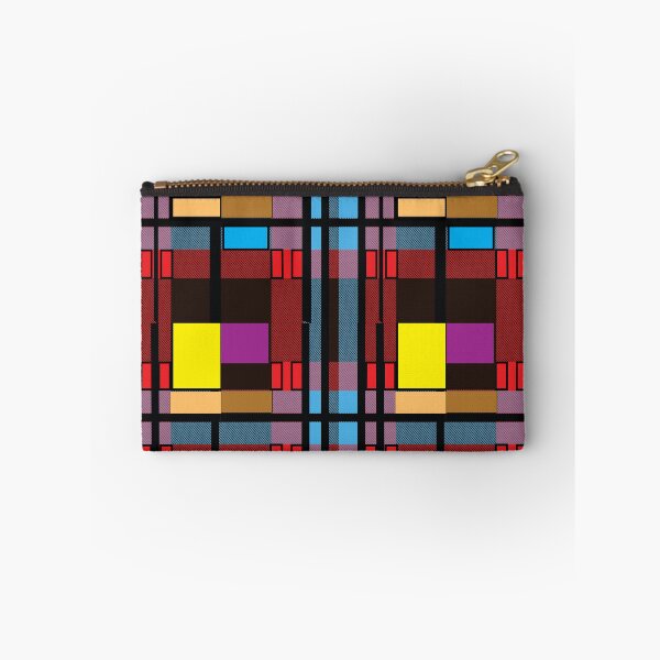Item preview, Bright Geometric Urban Plaid: TeresaTown at Redbubble 2020 designed and sold by Mark Stansberry.