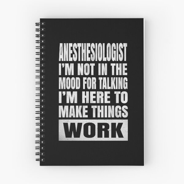 Item preview, Anesthesiologist I'm Not In The Mood For Talking anesthetic print designed and sold by Grabitees.