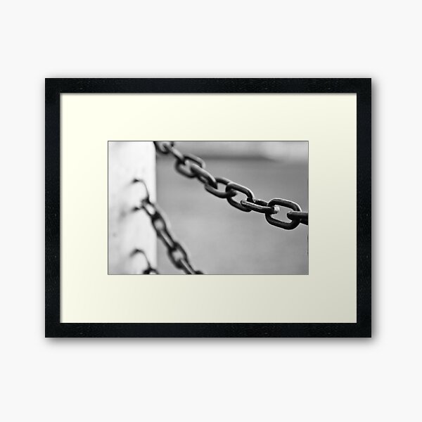 Linked In Framed Art Print