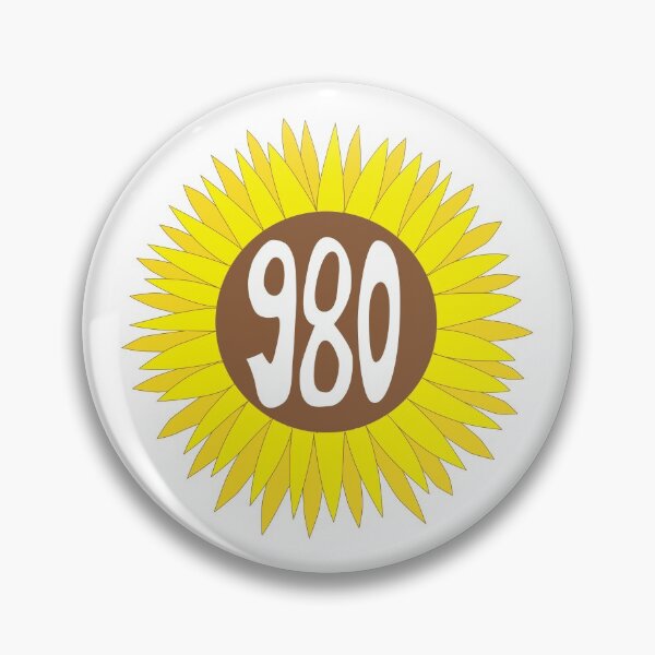 Item preview, Hand Drawn North Carolina Sunflower 980 Area Code designed and sold by itsrturn.