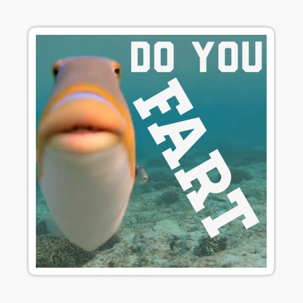 "Do You Fart" Sticker for Sale by Claudias Redbubble