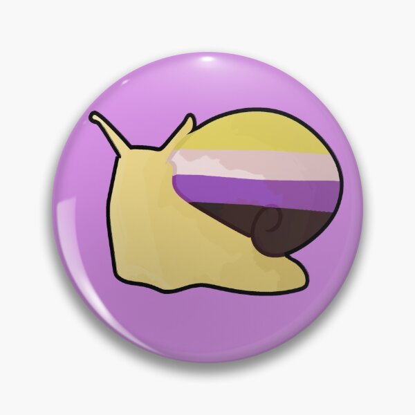 Item preview, Nonbinary pride snail designed and sold by froggwizardd.