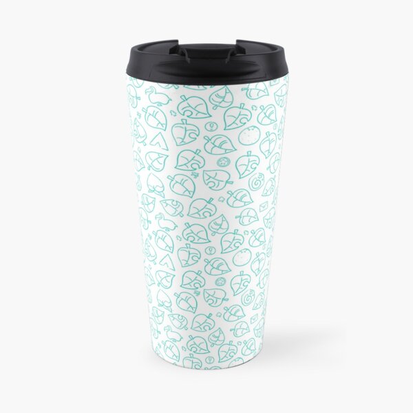 New Horizons - Nook Inc Teal Pattern Travel Coffee Mug