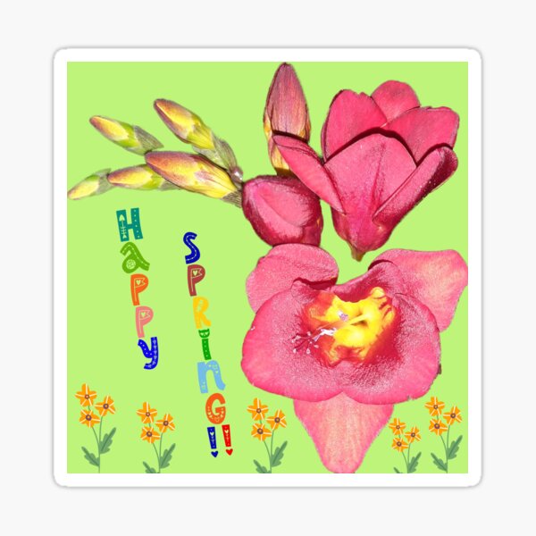 Item preview, Happy Spring ! - Feliz Primavera ! Life is in Bloom - La vida florece designed and sold by josesita.