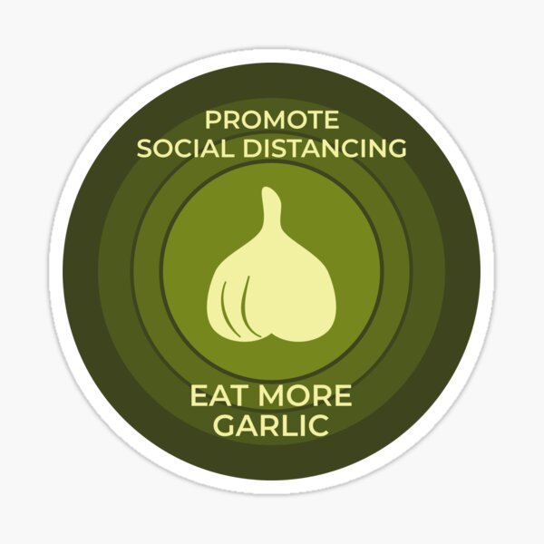 Garlic Joke Stickers | Redbubble