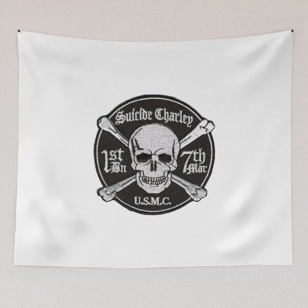 Item preview, 1st Bn 7th  Suicide Charlie Patch Sticker designed and sold by MilitaryPlus.