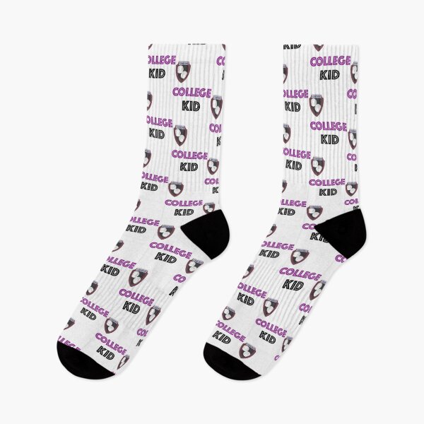 Item preview, COLLEGE KID-Purple/Black designed and sold by CCCREW.