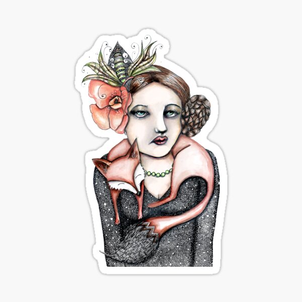Foxy lady Sticker