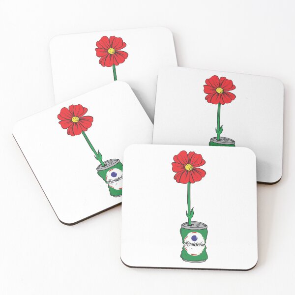 Item preview, President beer and flowers VAR 1 designed and sold by dumefro.