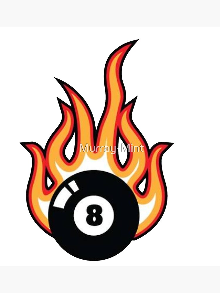 Flaming 8 ball  Pool balls, Pool art, Billiards