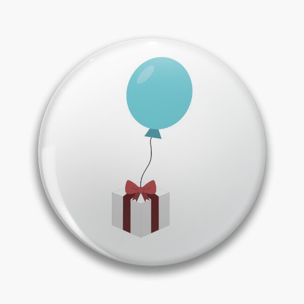 Item preview, Balloon With Present Cyan designed and sold by CrossingMolly.