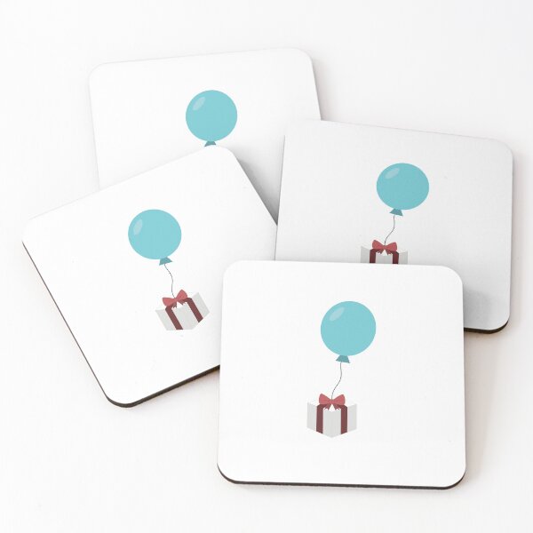 Item preview, Balloon With Present Cyan designed and sold by CrossingMolly.