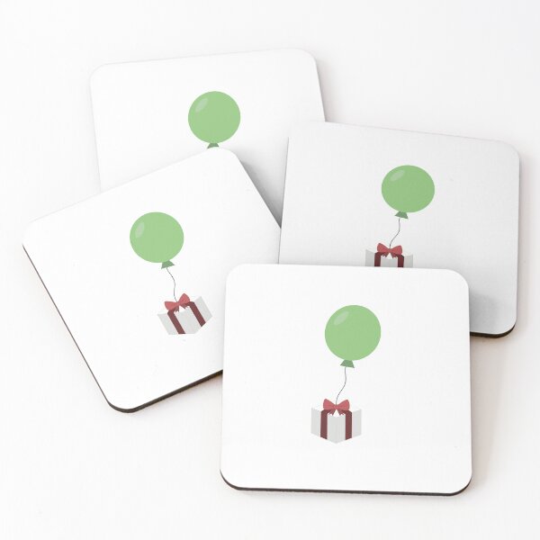 Item preview, Balloon With Present Green designed and sold by CrossingMolly.