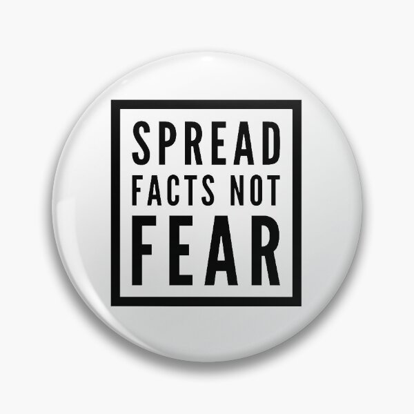 Item preview, Spread Facts Not FEAR BLK designed and sold by Think Ink Print.
