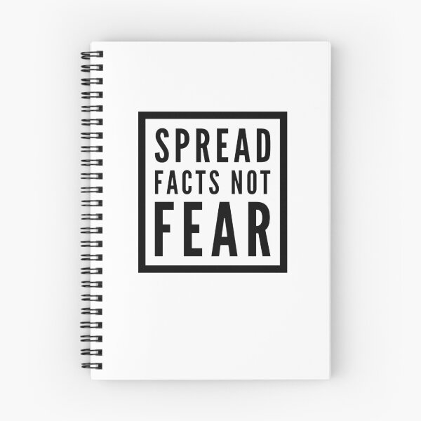 Item preview, Spread Facts Not FEAR BLK designed and sold by Think Ink Print.