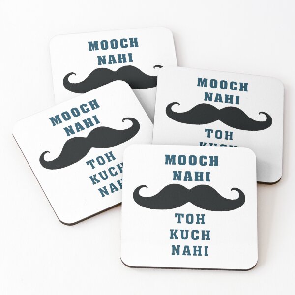 Item preview, MOOCH NAHI TOH KUCH NAHI Funny Desi designed and sold by eufouria.