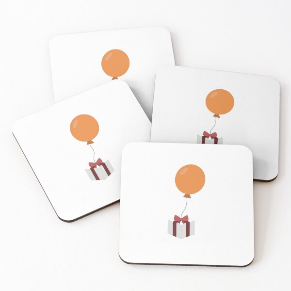 Item preview, Balloon With Present Orange designed and sold by CrossingMolly.