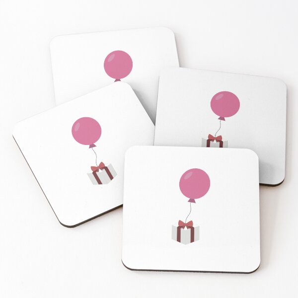 Item preview, Balloon With Present Pink designed and sold by CrossingMolly.