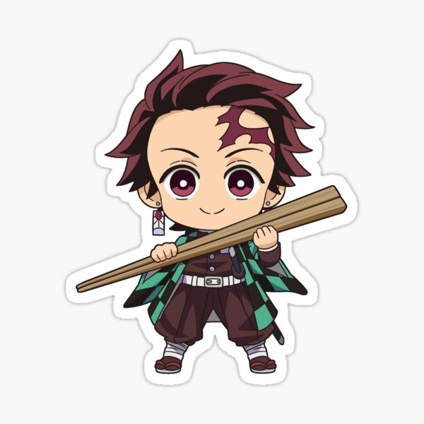 Tanjiro Kamado Is A Character Demon Slayer Kimetsu No Yaiba Anime Sticker By Vishvas93 Redbubble