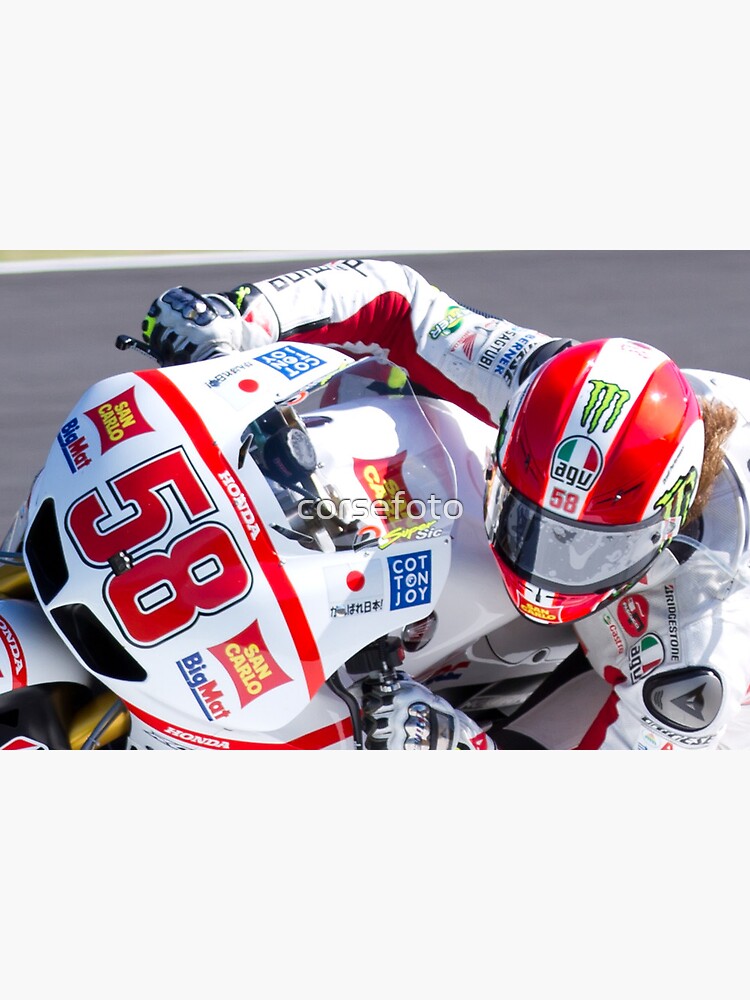 X4 Marco Simoncelli Stickers 58 Vinyl Motorcycle GP