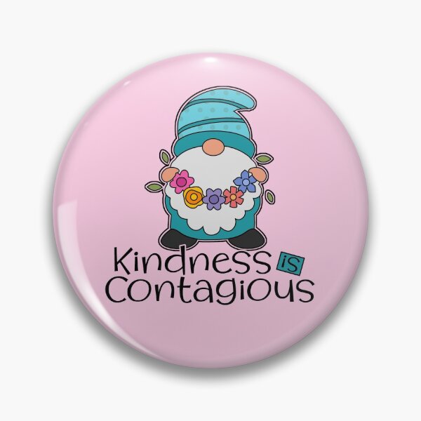 Item preview, Kindness is Contagious Gnome floral designed and sold by creative321.