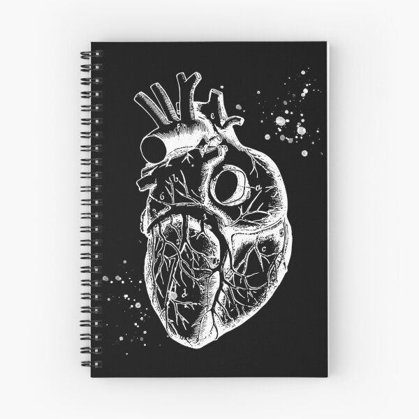 Item preview, Anatomical Heart • Black • Minimalist Goth designed and sold by Rike Mayer.