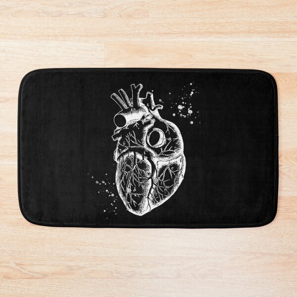 Item preview, Anatomical Heart • Black • Minimalist Goth designed and sold by Rike Mayer.