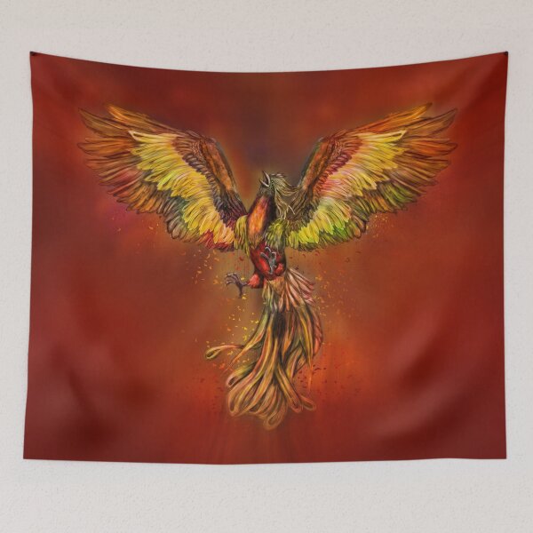 Item preview, Phoenix Rising - red sky designed and sold by Nartissima.