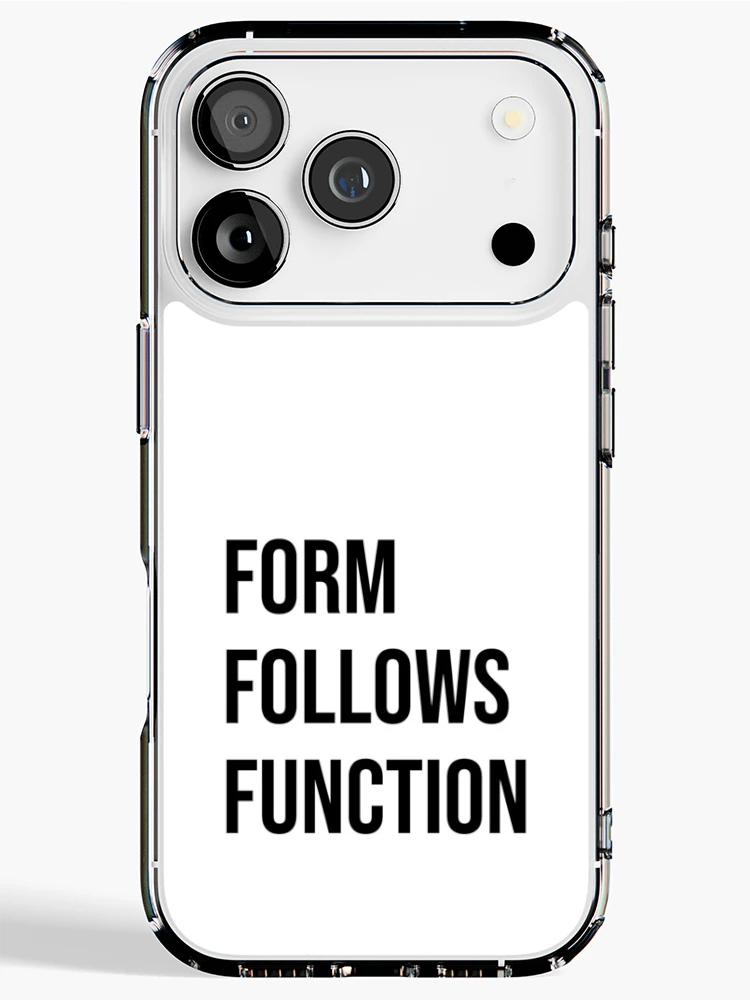 Thumbnail 1 of 5, iPhone Case, Form Follows Function designed and sold by easmoc.