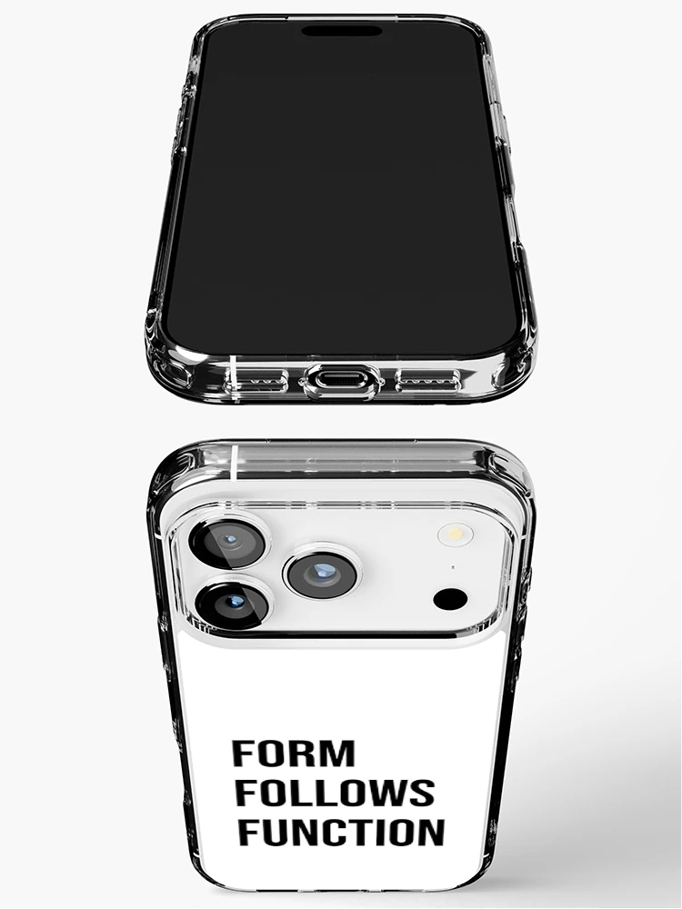 Thumbnail 3 of 5, iPhone Case, Form Follows Function designed and sold by easmoc.