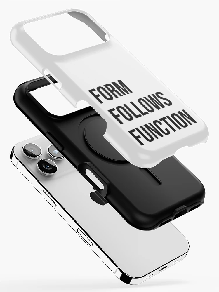 Thumbnail 2 of 4, iPhone Case, Form Follows Function designed and sold by easmoc.