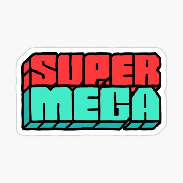 SUPERMEGA Sticker Sticker