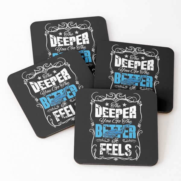 Item preview, The Deeper You Go The Better It Feels Scuba Diving designed and sold by Captain Mood.