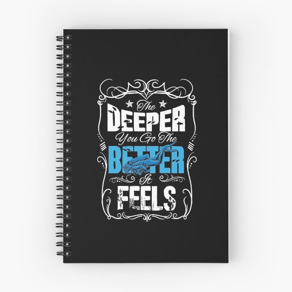Item preview, The Deeper You Go The Better It Feels Scuba Diving designed and sold by Captain Mood.