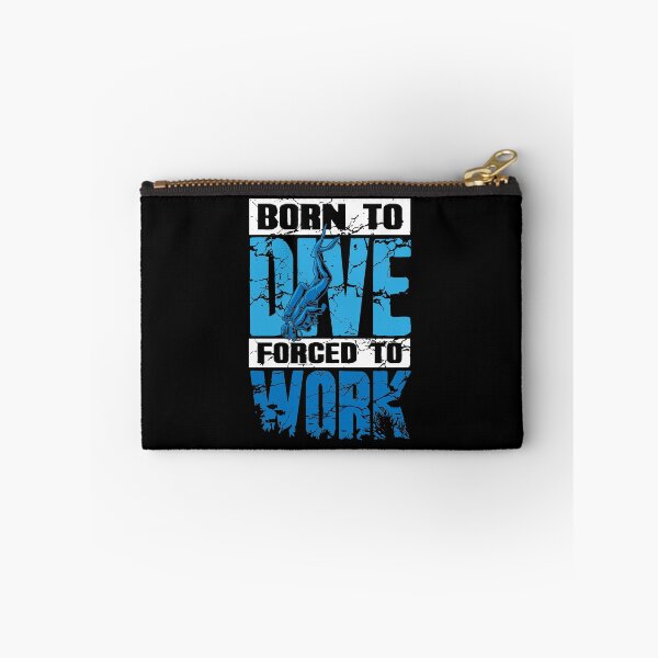 Item preview, Born To Dive Forced To Work Funny Scuba Diver designed and sold by Captain Mood.