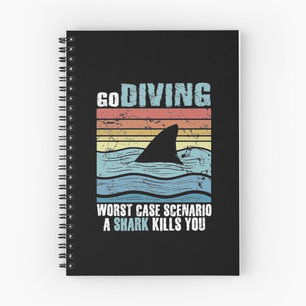 Item preview, Go Diving Worst Case Scenario A Shark Kills You Scuba Diver designed and sold by Captain Mood.