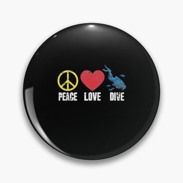 Item preview, Peace Love DiveScuba Diving designed and sold by Captain Mood.