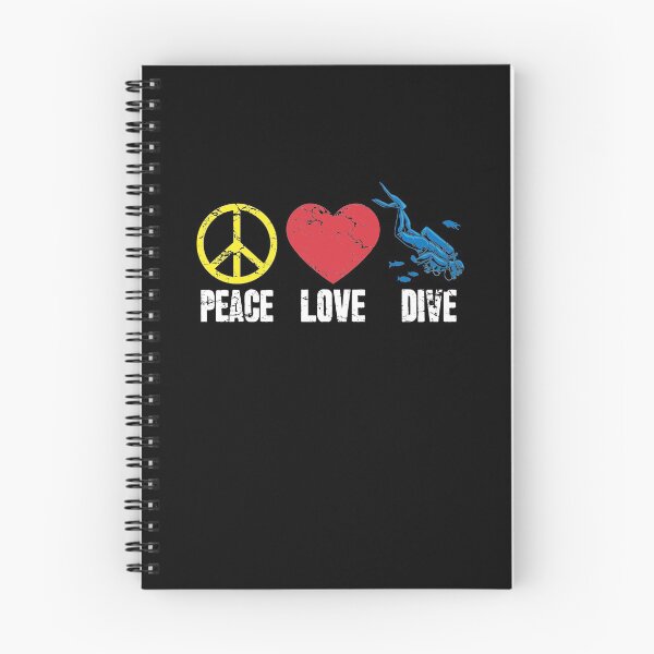 Item preview, Peace Love DiveScuba Diving designed and sold by Captain Mood.