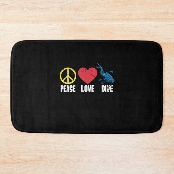 Item preview, Peace Love DiveScuba Diving designed and sold by Captain Mood.