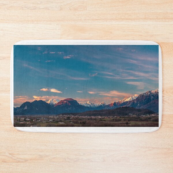 Item preview, Winter colorful sunset in the countryside of Friuli-Venezia Giulia, Italy designed and sold by zakaz86.