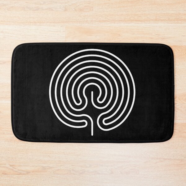 Item preview, Classical labyrinth Ariadne’s thread  - White Background designed and sold by Rupert Russell.