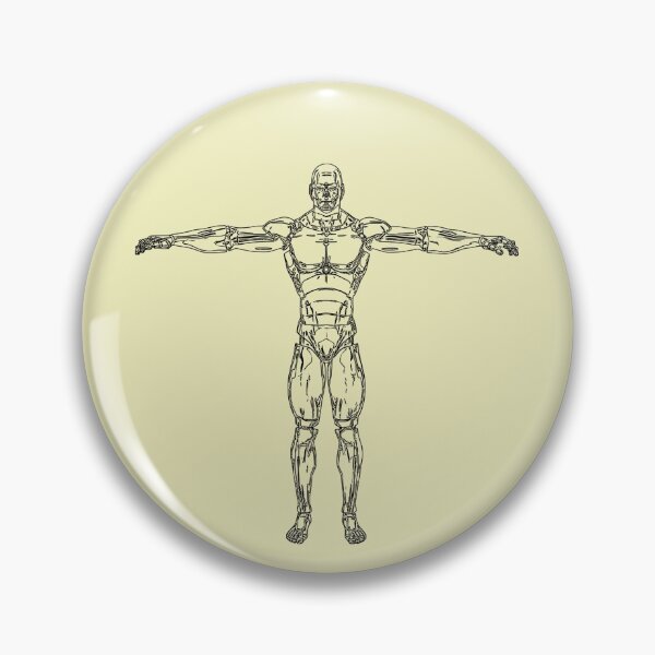Item preview, Vitruvian man of tomorrow. designed and sold by monkeybiter.