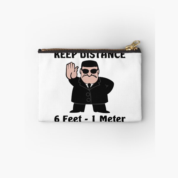 Item preview, Keep distance - 6 feet or 1 meter designed and sold by NerdySherds.