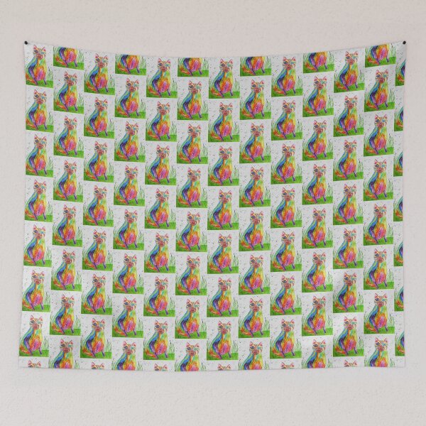 Item preview, Colourful Quirky Cat designed and sold by Casimirasart.